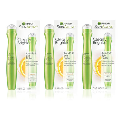 Garnier Roller Crème Contour des Yeux 15ml vue avant avec applicateur