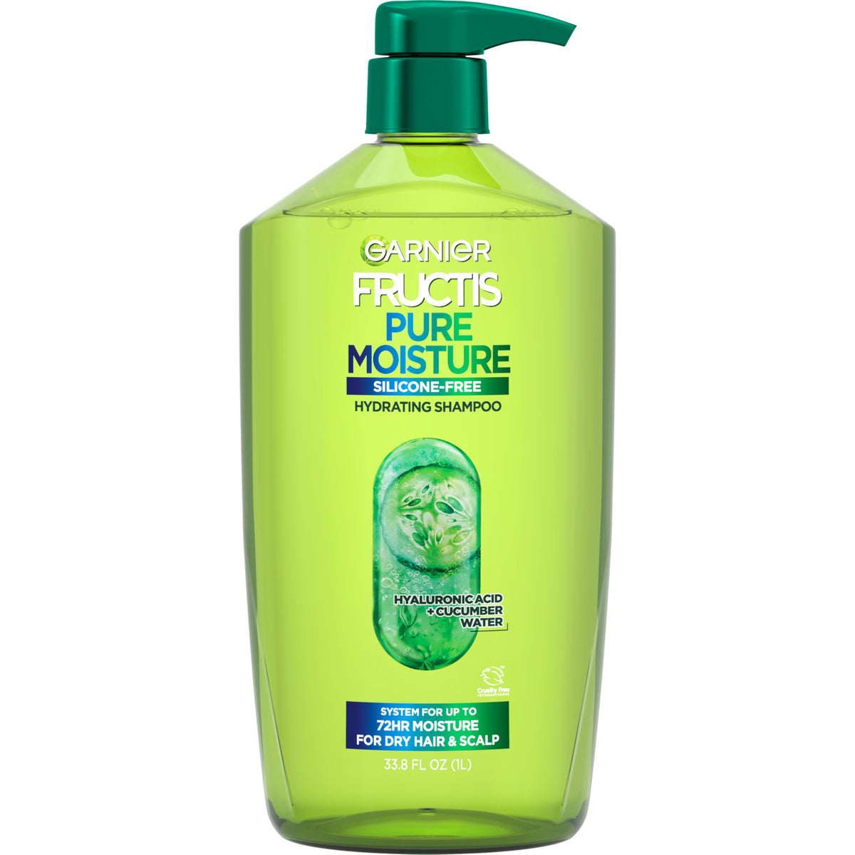 Garnier Shampooing Hydratant Pure Moisture 1L devant