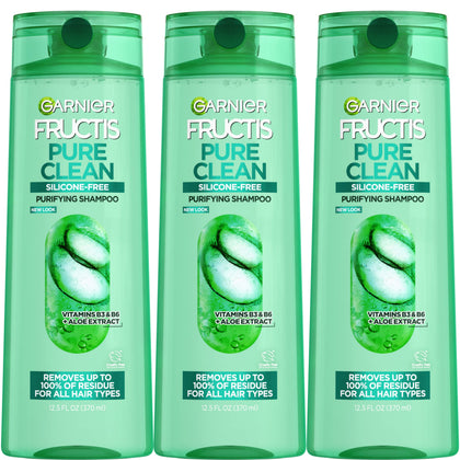 Garnier Shampooing Pure Clean 12,5 fl oz vue de face