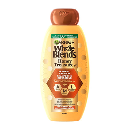 Garnier Shampooing Réparateur Miel Trésors 650 ml face avant