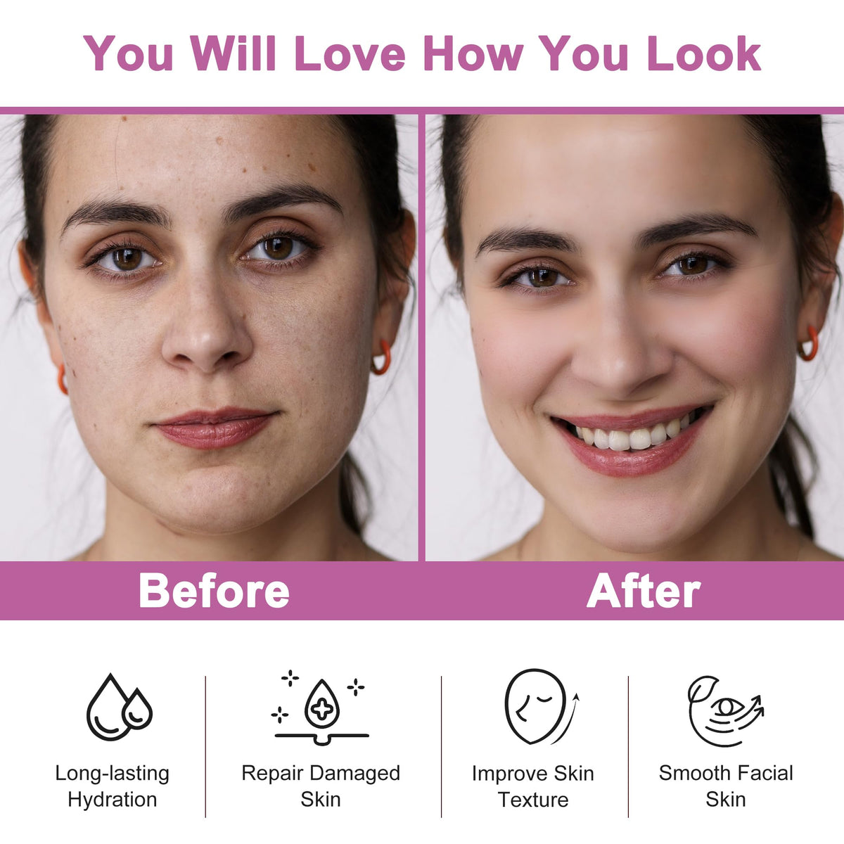 GEBEATY Démaquillant et Nettoyant du Set de Soins