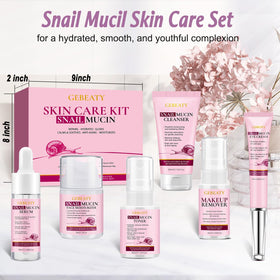 GEBEATY Set de Soins de Peau sur fond neutre