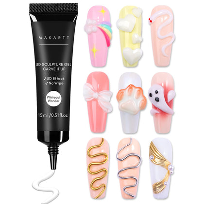 Gel 3D Makartt pour ongles 15g en tube