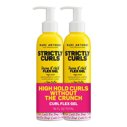Gel à cheveux Marc Anthony Strictly Curls 2 pack vue avant avec bouchon