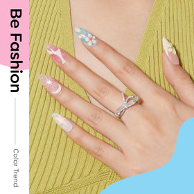 gel à ongles blanc laiteux du set modelones