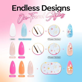 gel à ongles jaune clair du set modelones