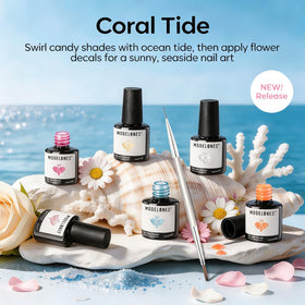 gel à ongles rose du set modelones