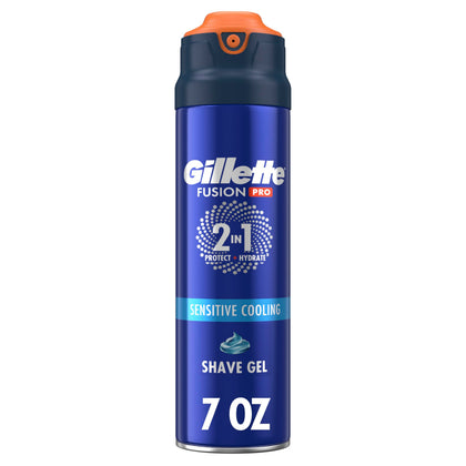 Gel à raser Gillette PRO 2 en 1 7oz vue avant