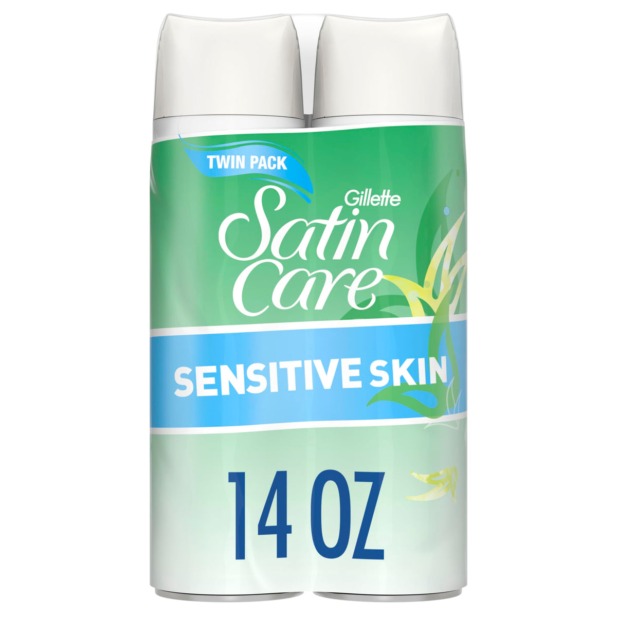 Gel à raser Gillette Venus Satin Care pour peaux sensibles, vue avant