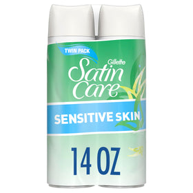 Gel à raser Gillette Venus Satin Care pour peaux sensibles, vue avant