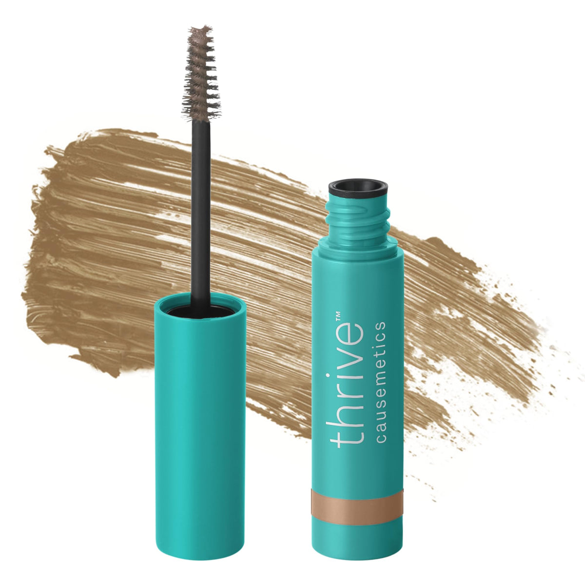 Gel à Sourcils Instantané Taupe de Thrive Causemetics, vue avant.