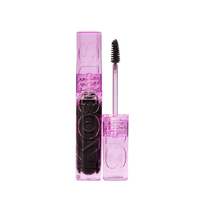 Gel à sourcils teinté Kosas noir modèle vue de face