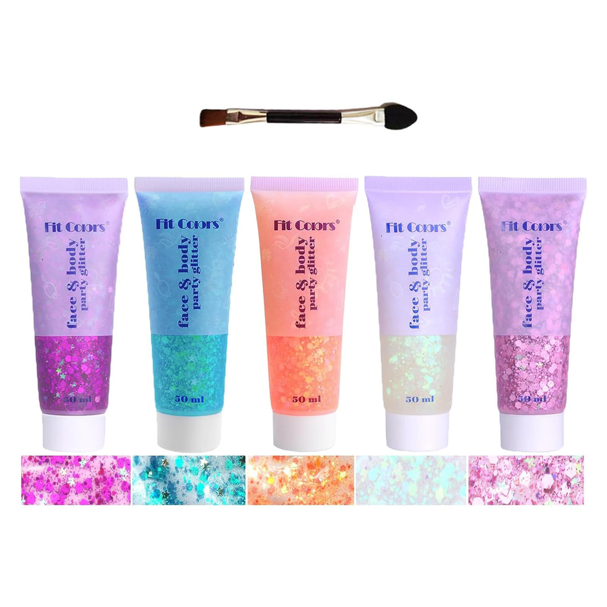 Gel brillant corporel holographique Angels Beauty 250ml vue avant