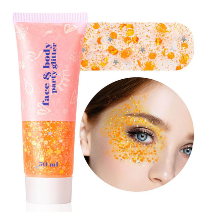 Gel brillant MEICOLY orange 50g vue de face