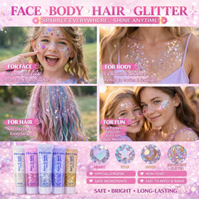 Gel brillant sur cheveux pour un look festif