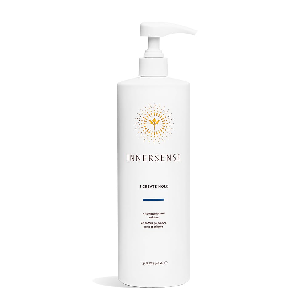Gel coiffant INNERSENSE 32oz vue avant avec étiquette
