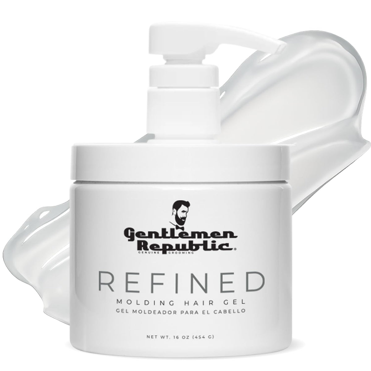 Gel coiffant raffiné Gentlemen Republic 16oz avec pompe
