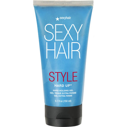 Gel coiffant SexyHair Hard Up 180g vue avant avec logo