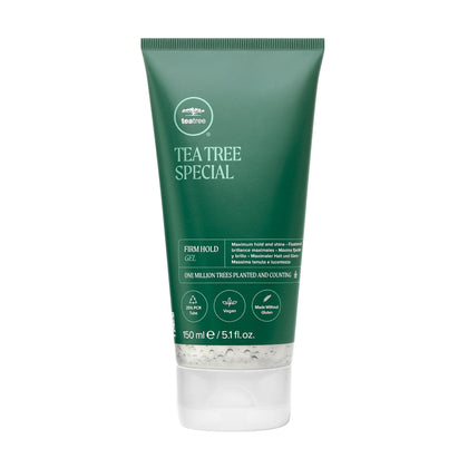 Gel coiffant Tea Tree 150ml vue avant avec finition brillante