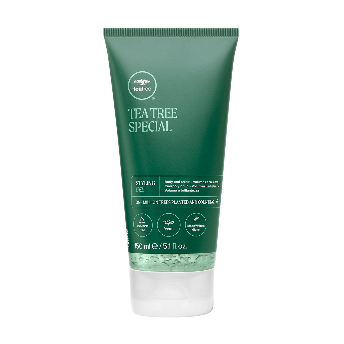 Gel coiffant Tea Tree 195g vue de face
