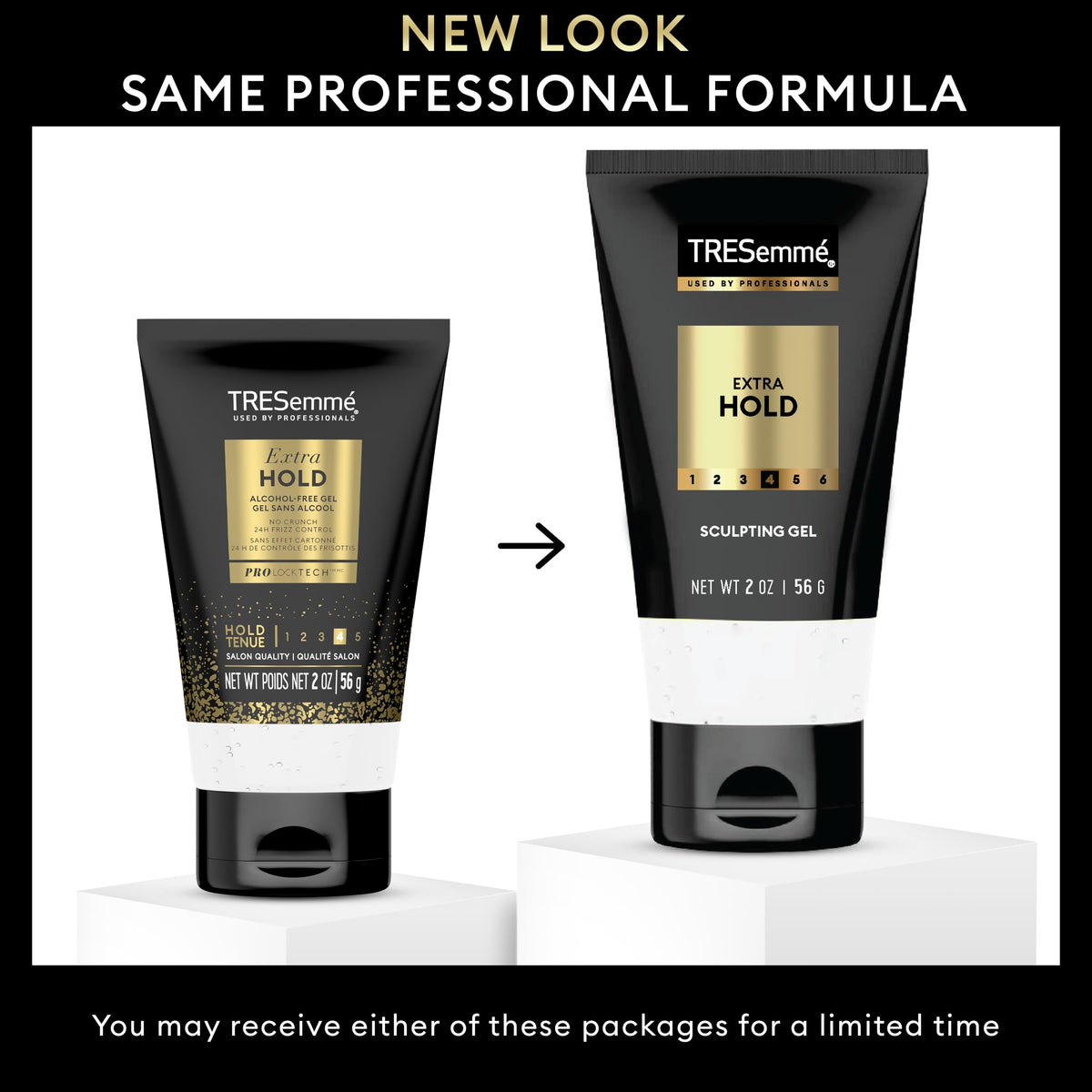 Gel coiffant TRESemmé Extra Fort 59 ml, texture produit