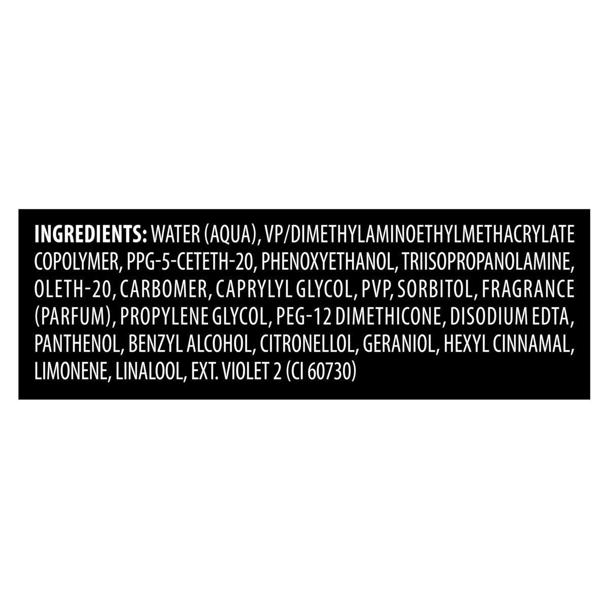 Gel coiffant TRESemmé Extra Fort en milieu de coiffure
