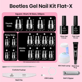 Gel colle solide pour ongles Beetles de 15g