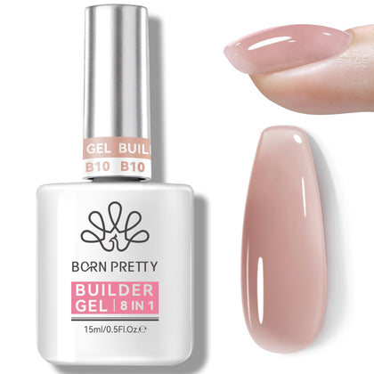 Gel constructeur Born Pretty 15ml marron nude vue avant