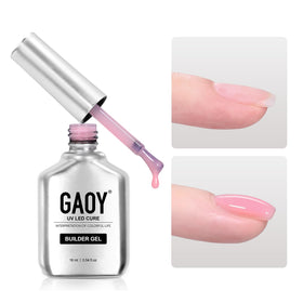 Gel constructeur GAOY 16ml couleur rose vue de face