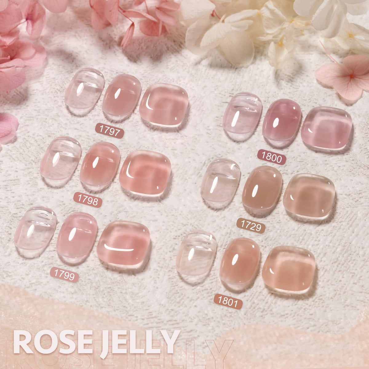 Gel constructeur GAOY en couleur milky white sur des ongles