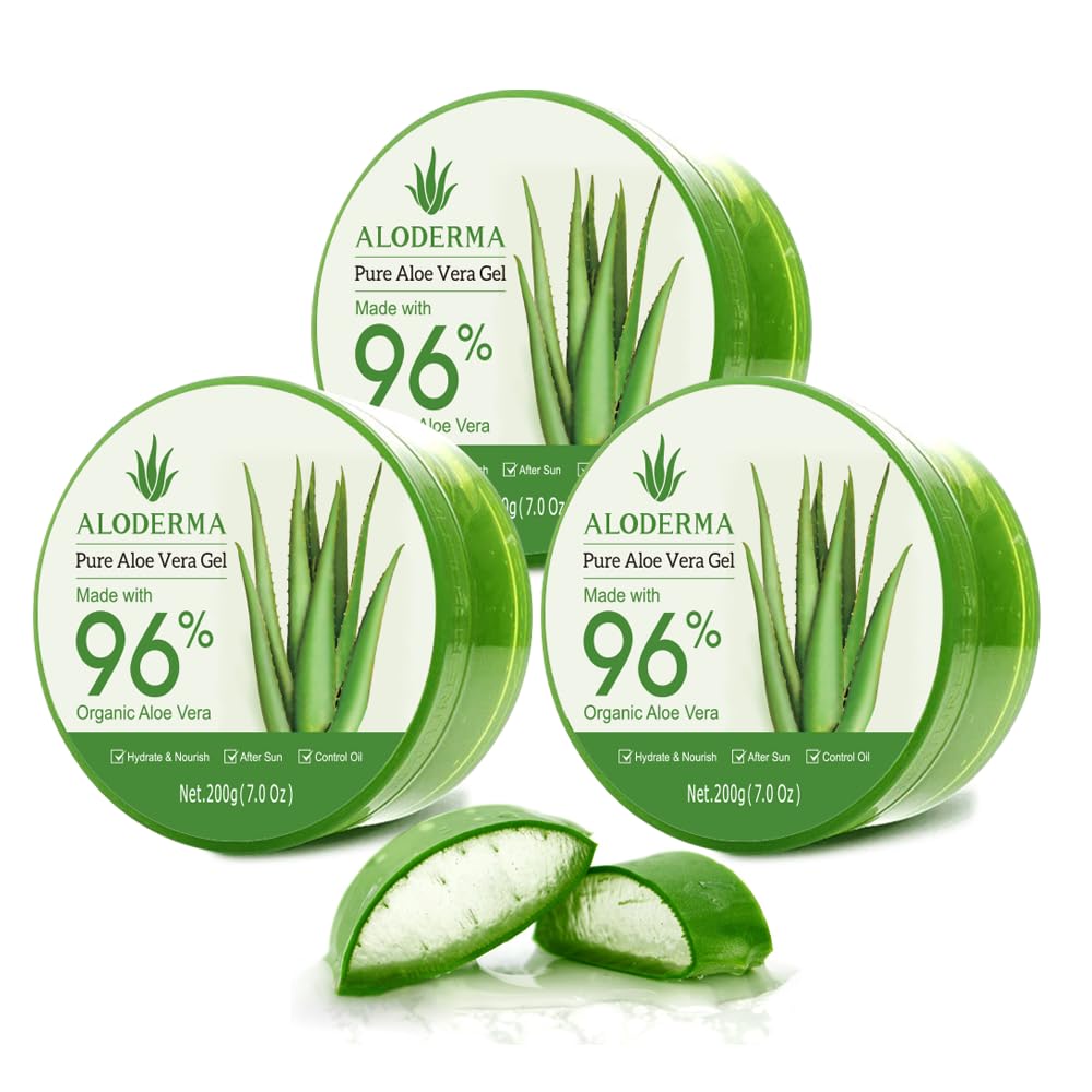 Gel d'Aloe Vera Aloderma 7oz vue de face