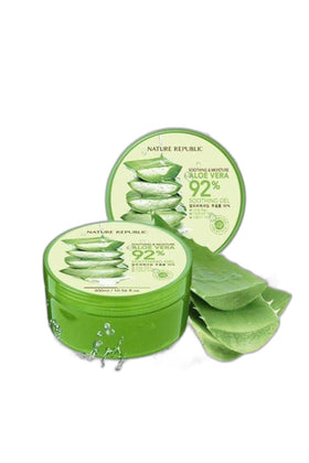 Gel d'Aloe Vera Nature Republic 300ml vue avant avec emballage