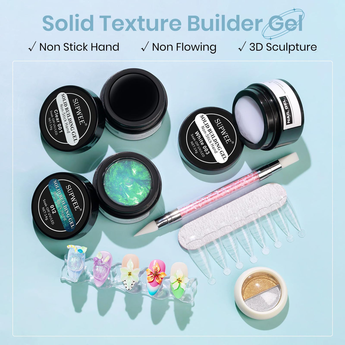 Gel d'extension transparent SUPWEE dans le kit