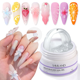 Gel de construction SAVILAND 50g vue avant avec texture lisse