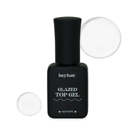 Gel de finition heyhae 0,23 fl. oz. vue avant avec bouchon noir