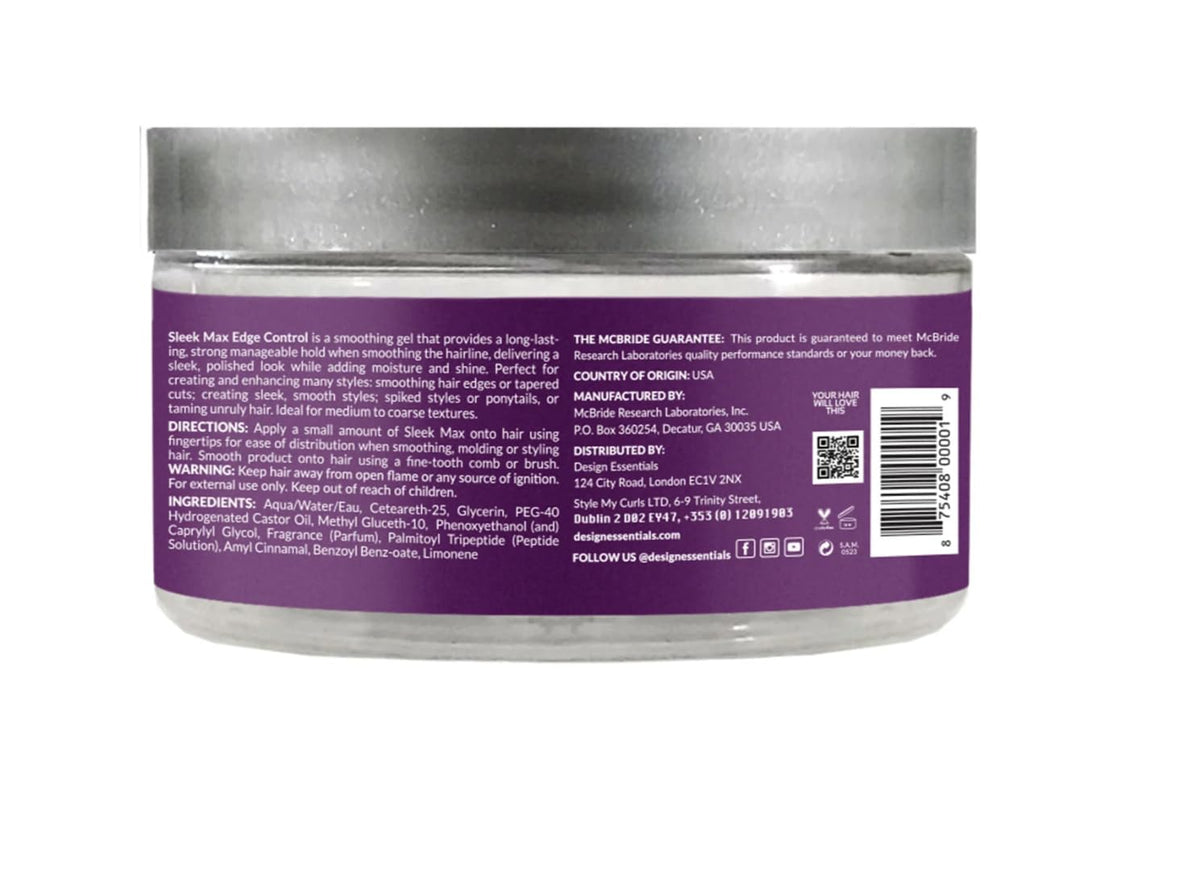 Gel Design Essentials Sleek Max texture sur cheveux