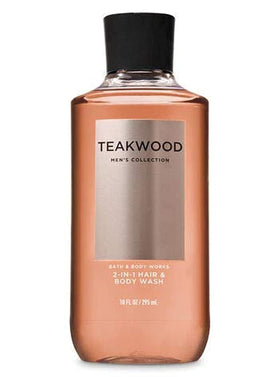 Gel Douche 2-en-1 Teakwood Bath & Body Works 340g vue avant