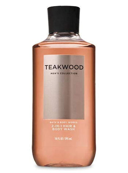 Gel Douche 2-en-1 Teakwood Bath & Body Works 340g vue avant