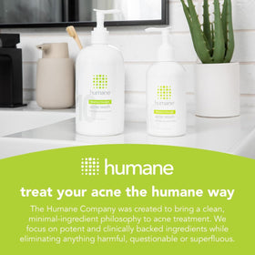 Gel douche anti-acné humane 10% peroxyde de benzoyle avec ingrédients