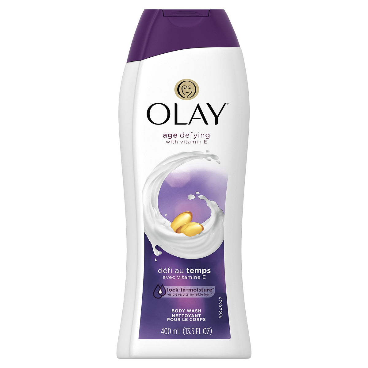 Gel Douche Anti-Âge Olay 730g avec Vitamine E, vue avant