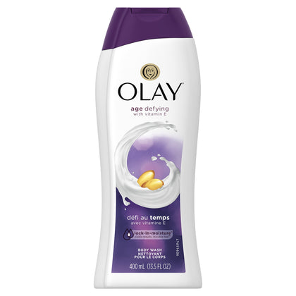 Gel Douche Anti-Âge Olay 730g avec Vitamine E, vue avant