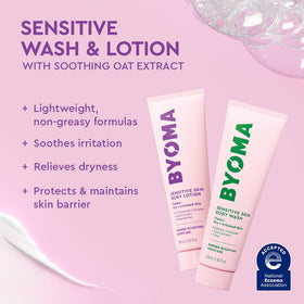 Gel douche apaisant BYOMA pour peau sensible