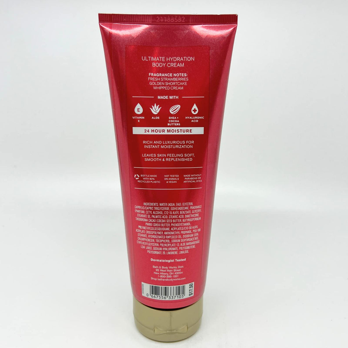 Gel Douche Bath & Body Works Strawberry Pound Cake en bouteille
