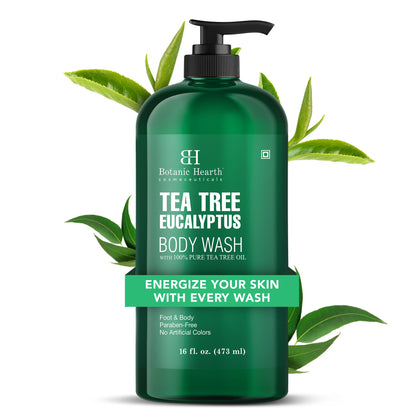 Gel douche Botanic Hearth Eucalyptus & Tea Tree 510g - vue avant