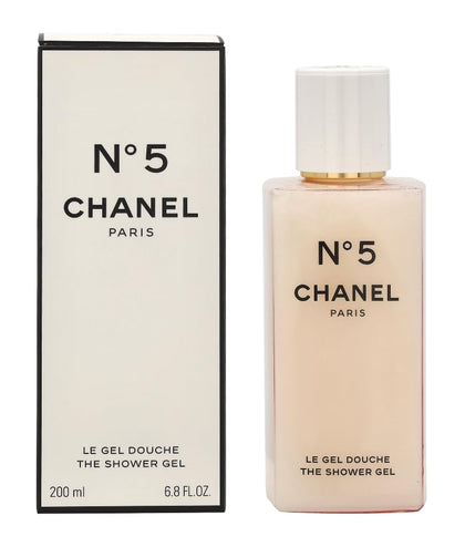 Gel douche CHANEL N°5 200ml vue avant avec emballage