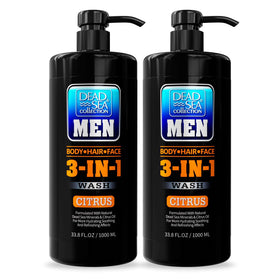 Gel douche Dead Sea Collection 3 en 1 Agrumes, flacon de 1 L