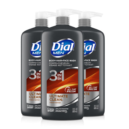 Gel Douche Dial 3-en-1 pour homme vue avant