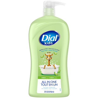 Gel douche Dial pour enfants 32 Fl Oz parfum melon, vue avant