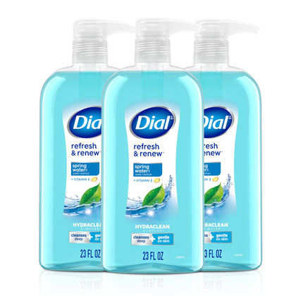 Gel douche Dial Refresh & Renew Eau Printanière 23 Fl Oz vue avant