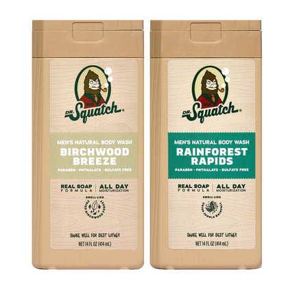 Gel Douche Dr. Squatch 14 oz Birchwood Breeze vue avant